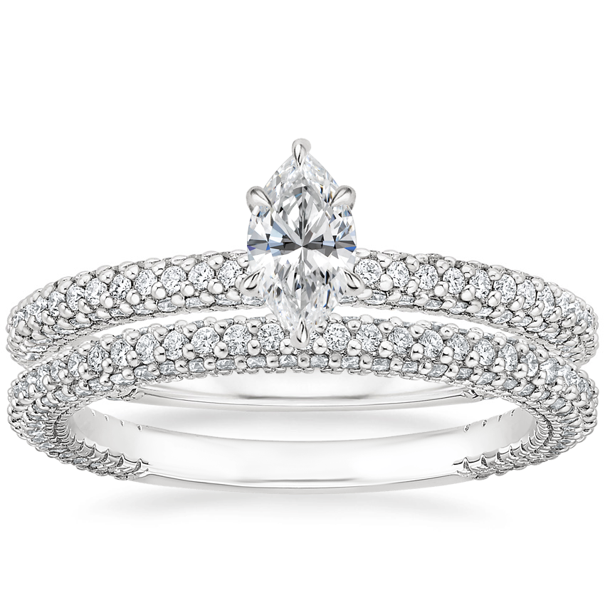 White gold bridal sets under 300 deals